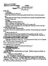 Giáo án Ngữ văn lớp 6 - Tiết 1 đến 24 - Năm học 2016-2017 - Nguyễn Thị Hiền